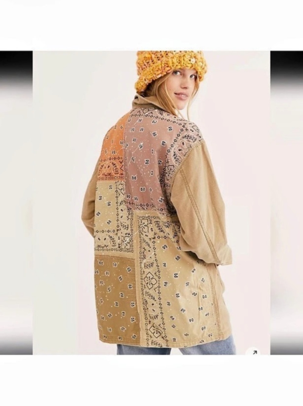 We The Free Swept Up Shirt Chore Patchwork
Jacket Heritage
Oversized - Lg